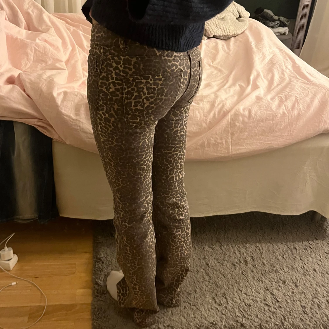 Leopardmönstrade byxor - 90