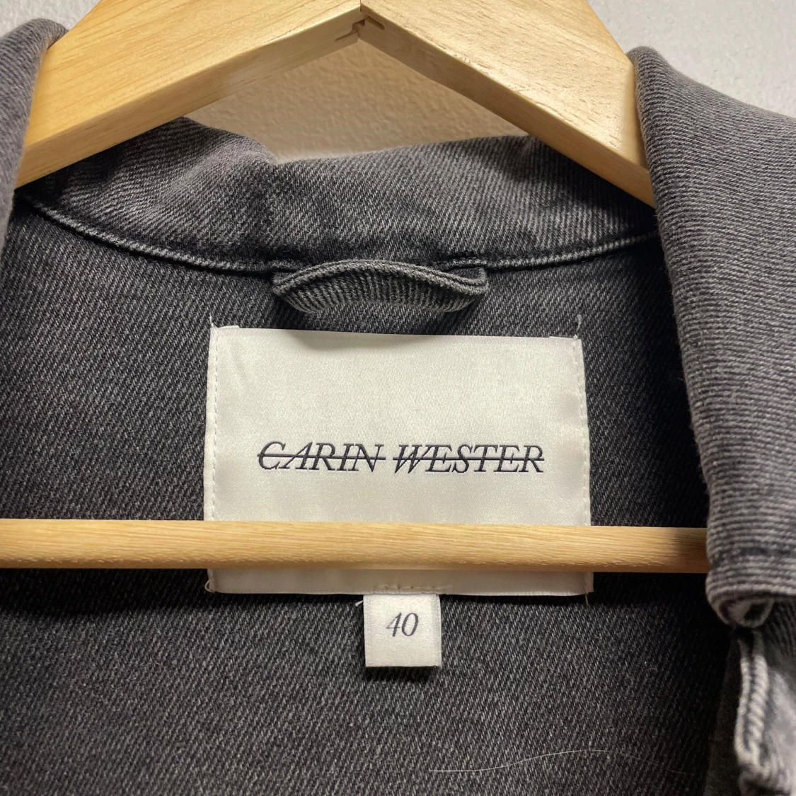 Svart jeans jacka  - 90