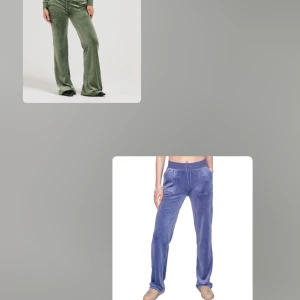 Juicy couture  - Ett set och ett par byxor💕 en knapp borta på gröna jackans snöre men går lätt att fixa! Inga direkt skador inte smutsiga längst ner inget som märks💕skriv för fler bilder eller diskutera pris💕 Båda är i xs💕båda ingår i 1 om man inte bara vill ha 1💕