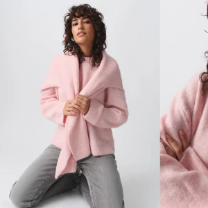 Rosa stickad kofta - Slutsåld stickad tröja från Gina ‼️ knappast använd, mitt pris 600kr💗💗💗