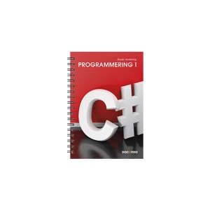 Programmering 1 med C# (bok, spiral) - Den här boken är skriven för dig som vill lära dig programmering med C# från grunden. Att lära sig programmering handlar inte bara om att lära sig vad man ska skriva för kod för att åstadkomma något, utan också att du ska träna upp din förmåga att se logiska mönster och strukturer. Att kunna vrida och vända på problem och lösningar. Kodförståelse är ett bärande begrepp och utgångspunkten är att du alltid ska förstå den kod du skriver. I boken får du bland annat lära dig hur du hanterar variabler och vektorer som är sätt att lagra värden på. Likaså ligger mycket fokus på kontrollstrukturer som används för att styra program utifrån olika förutsättningar. Och du kommer lära dig att använda metoder som är en förutsättning för att skapa en kod av bra kvalitet. Koden du skriver mäts inte bara utifrån vad den åstadkommer utan även efter hur bra du har skrivit den. Att skriva en bra kod kräver träning och kunskap, och vi ägnar mycket utrymme åt att resonera runt vad som kan sägas känneteckna en bra kod. Läroboken lutar sig mot principen objektorienterad programmering som ofta kallas för ett programmeringsparadigm. Framåt slutet av boken kommer du vara redo att ta dig an detta och då öppnas den nya världen som programmering erbjuder upp på riktigt. Boken är skriven utifrån gymnasieskolans läroplan och de riktlinjer som ligger till grund för kursen Programmering 1.    Format Spiral   Omfång 230 sidor   Språk Svenska   Förlag Docendo   Utgivningsdatum 2024-01-28   ISBN 9789175311654  