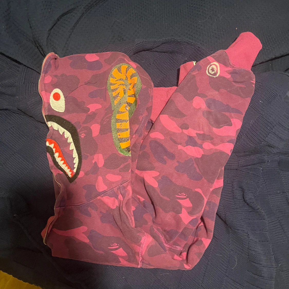 Lila camo hoodie BAPE - 90