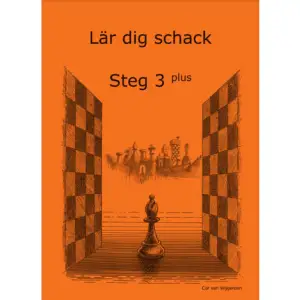 Steg 3 Plus är övningsboken efter Steg 3 och innan Steg 4 i Lär dig schack-serien. I Steg 3 Plus är stort fokus på att utveckla den taktiska sidan i schack, med fokus på att påhittigt finna sätt använda sina färdigheter och jobba in sitt pattern recognition. Taktiska motiv blandas i samma uppgifter för att man ska lära sig använda flera olika motiv samtidigt. För att lyckas är det viktigt att man tidigare arbetat in de taktiska momenten enskilt i enklare form. Att hitta sårbarheter i ställningarna och tänka fram hur de ska utnyttjas för att ge fördelaktiga ställningar är av stor vikt. Mindre forcerade varianter komplicerar träningen ytterligare, samt hur man skaffar sig vinnande slutspelsfördelar utan materialfördel. Ja, det är en hel del kul i Steg 3 Plus! Jobbar du in detta så du kan använda det i spel kan du besegra duktiga schackspelare :) Glöm inte att spela mycket vid sidan av studierna, så att du verkligen lär dig att använda dina färdigheter i spel. Mer information om Stegmetoden hittar du på www.stegforsteg.eu    Format Häftad   Omfång 56 sidor   Språk Svenska   Förlag Trojanska Hästen   Utgivningsdatum 2015-08-01   Medverkande Fredrik Ljungheimer   Medverkande Joel Sjöstrand   ISBN 9789198246506  