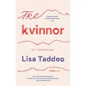 »Det är ett sånt jävla tempo i den vidunderligt välgestaltade texten. Ett tungt beat dunkar boken igenom och driver den framåt med mullrande energi. (...) Sammantaget är Tre kvinnor alltså ett vackert och passionerat uppror mot kvinnlighetens dygdiga konventioner.« Aase Berg, Dagens Nyheter »Fantastiskt bra! Lika fängslande som den mest fängslande thriller. Rörande, uppslukande, överraskande, elegant skriven. Ni kommer att ÄLSKA den.« Marian Keyes Lina lever i ett kärlekslöst äktenskap men har inte råd att skilja sig. Sloane är gift med en man som gillar att se henne ha sex med andra män. Maggie inleder ett förhållande med sin high school-lärare. I åtta år har Lisa Taddeo levt med dessa kvinnor. Hon har följt med i deras vardag, tillbringat tusentals timmar med dem och pratat, mejlat, messat om vad som rör sig i deras liv. Resultatet är en uppslukande bok om kvinnors lust och längtan. Om vilja och väntan, om vad vi ställer upp på mot vår vilja, om det vi inte vågar erkänna att vi vill. Lisa Taddeo skriver med stor empati och genuin nyfikenhet, långt från de tvärsäkra svar och snabba slutsatser som sociala medier vant oss vid. Tre kvinnor är en berättelse om tre unika kvinnor, som på samma gång handlar om var och en av oss. »Lisa Taddeo skriver som en gudinna med sylvass blick för det sexuella begärets knepiga biståndsdelar.« Jenny Lind, M-magasin »Tre kvinnor är ett nedslag i kvinnornas rum, en gripande skildring jag tror många kan känna igen sig i, och samtidigt en av de bästa böcker jag läst, inte bara i år, utan även det senaste decenniet.« Lena de Veen, Dala-Demokraten »En omedelbar feministisk klassiker.. Helt fängslande« O, The Oprah Magazine »Lisa Taddeo har skrivit en fantastisk och modig debut. Wow.« Gwyneth Paltrow »Stark och fängslande. De här kvinnorna har berört mig djupt och jag kommer inte att glömma dem.« Gillian Anderson »Jag har läst många bra böcker på sistone, men jag tror inte att jag kommer att bära med mig någon av dem lika länge som Tre kvinnor av Lisa Taddeo.« Jojo Moyes »Jag minns inte när jag senast blev så påverkad av en bok som av Tre kvinnor.« Elizabeth Gilbert    Format Pocket   Omfång 245 sidor   Språk Svenska   Förlag Bokförlaget Atlantis   Utgivningsdatum 2020-08-14   Medverkande Molle Kanmert Sjölander   ISBN 9789127168985  