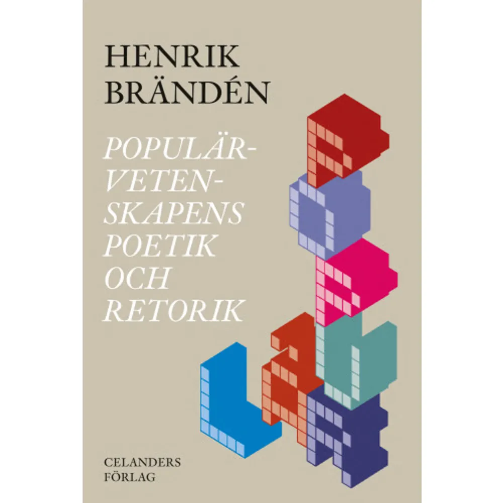 ”Henrik Brändén är kanske inte så känd men han är en av våra stora folkbildare. Genom åren har han genom böcker och föreläsningar skapat förståelse och intresse för komplicerade biologiska sammanhang. När han nu i Populärvetenskapens poetik och retorik skriver om författarskap är det en pärla som ingen skrivande eller läsande människa bör missa. Titelns ”poetik” och ”retorik” fångar det som gör boken är så bra. Den handlar om teknik, om hur man bygger texter, men lika mycket om subtila och konstnärliga aspekter. En bok jag tror är minst lika bra för den som vill skriva skönlitterärt; den är helt enkelt en pärla för alla som är intresserade av böcker och hur de skrivs.” Per Kornhall, författare och doktor i systematisk botanik    Format Danskt band   Omfång 139 sidor   Språk Svenska   Förlag Celanders förlag   Utgivningsdatum 2021-11-15   Medverkande Jens Andersson   ISBN 9789187393655  . Böcker.