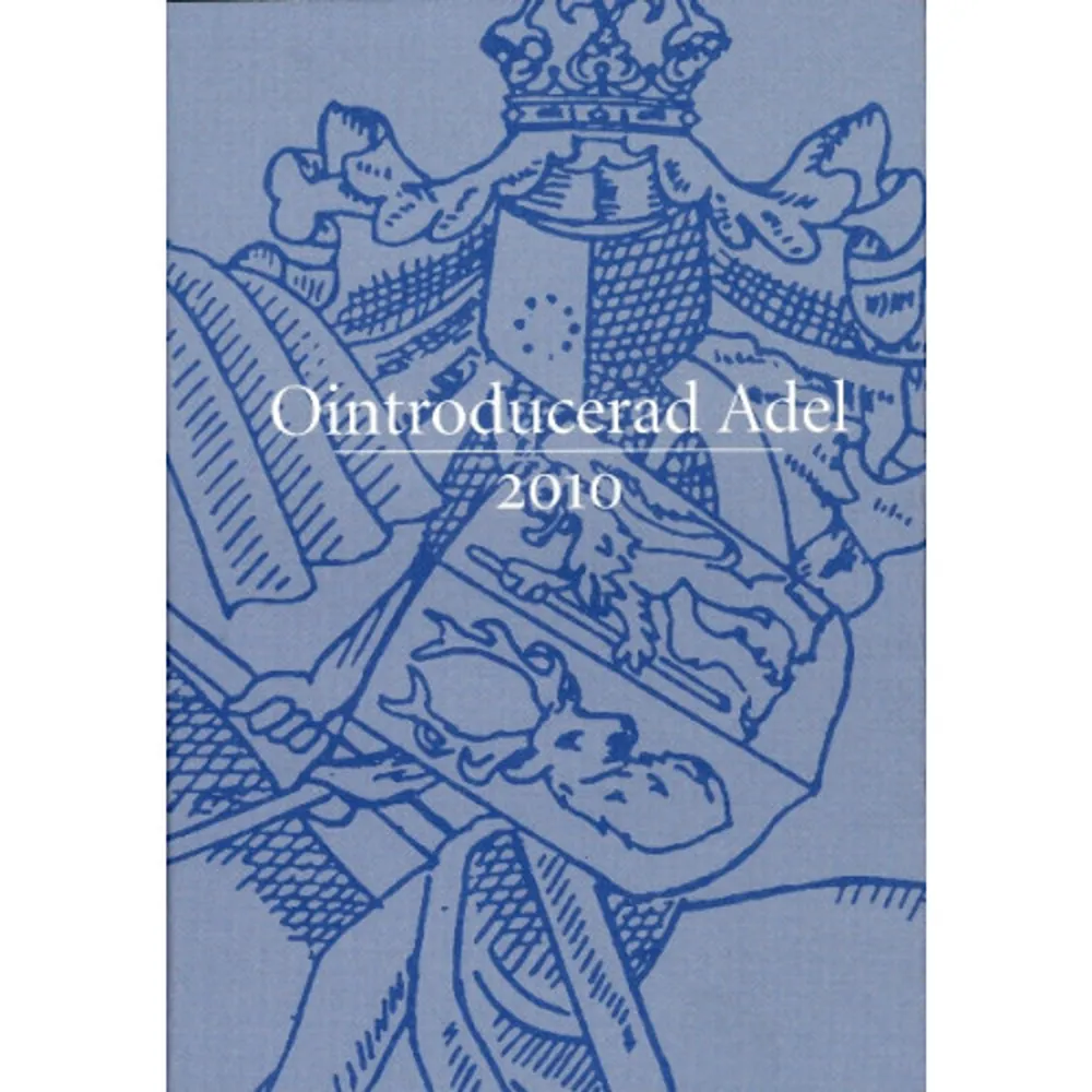 Den 22:a årgången i den svit som utgivits av Ointroducerad Adels Förening sedan 1935. Kalendern innehåller en förteckning över drygt 100 ätter från olika delar av Europa, vilka idag lever i Sverige. Gemensamt är att de inte är introducerade på det svenska Riddarhuset. Varje ätt presenteras med en kort historik samt sköld och vapnets blasonering. I föreliggande årgång ingår även en utförligare stamtavledel över ätten von Knorring samt en artikel om europeisk heraldik. Kalendern utges vart femte år.    Format Inbunden   Omfång 294 sidor   Språk Svenska   Förlag Ointroducerad Adels Förening   Utgivningsdatum 2010-02-24   Medverkande Niclas von Rothstein   ISBN 9789163350382  . Böcker.
