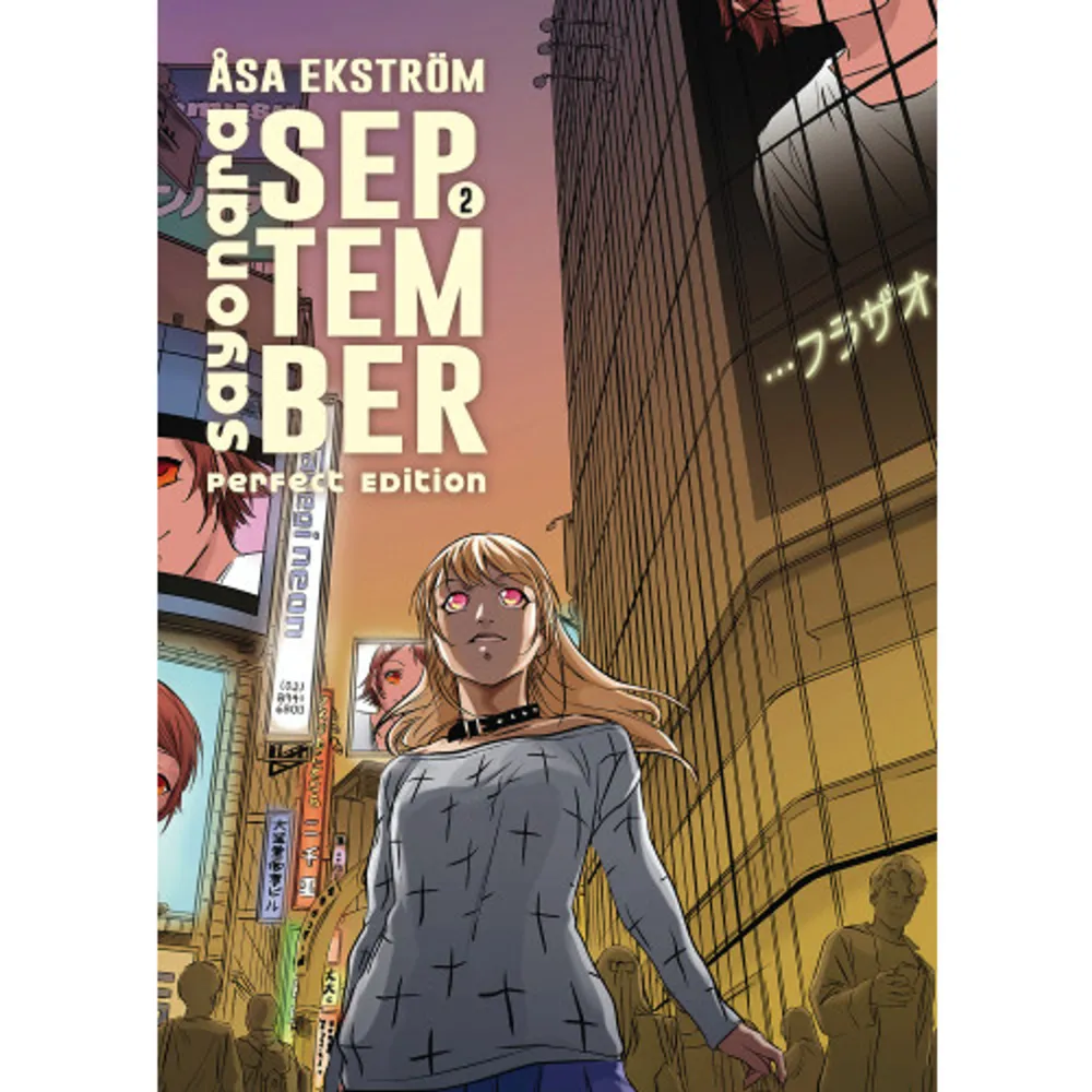 Under vårterminen på serietecknarskolan ställs relationerna mellan vännerna i studentkollektivet på prov. Alex får ett illustrationsuppdrag från en dagstidning och söker inspiration från Kouji i årskurs två, som redan har fått ett seriealbum utgivet. Men till hennes besvikelse tackar han nej till att bli hennes mentor. Konkurrensen mellan eleverna blir alltmer påtaglig när ansökan till höstens utbildning närmar sig. Lillian funderar på att hoppa av skolan helt och hållet, och för Alex fortsätter minnet av Miri att spöka. På klassresan till Köpenhamn sätter dramat igång på allvar.Sayonara September Perfect Edition är baserad på den japanska utgåvan av Åsa Ekströms serieroman, som nu kan läsas i en omarbetad, definitiv version samlad i två volymer.    Format Danskt band   Omfång 312 sidor   Språk Svenska   Förlag Kartago Förlag   Utgivningsdatum 2022-11-25   Medverkande Åsa Ekström   ISBN 9789175154107  . Böcker.