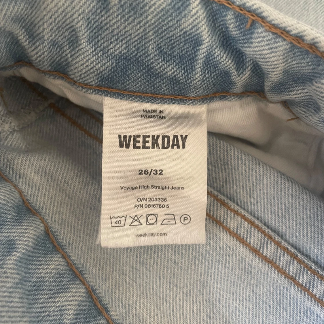 Ljusblå jeans  - 92