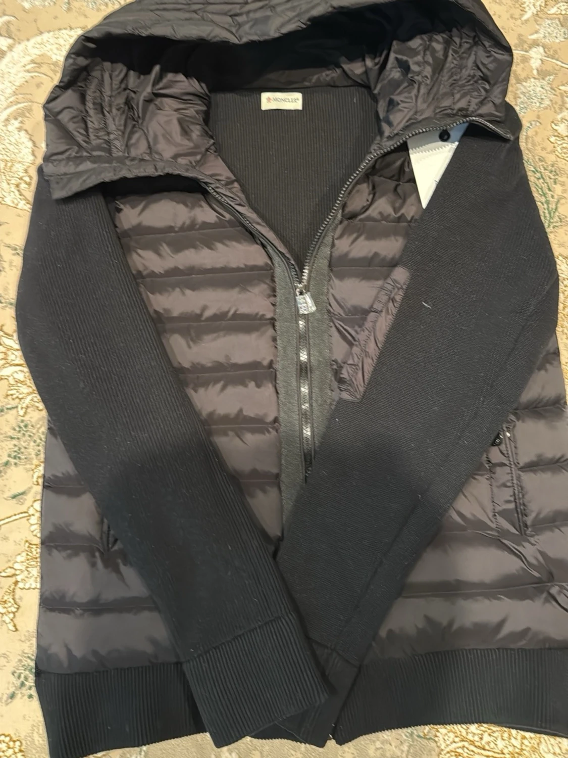 Svart moncler cardigan - 1