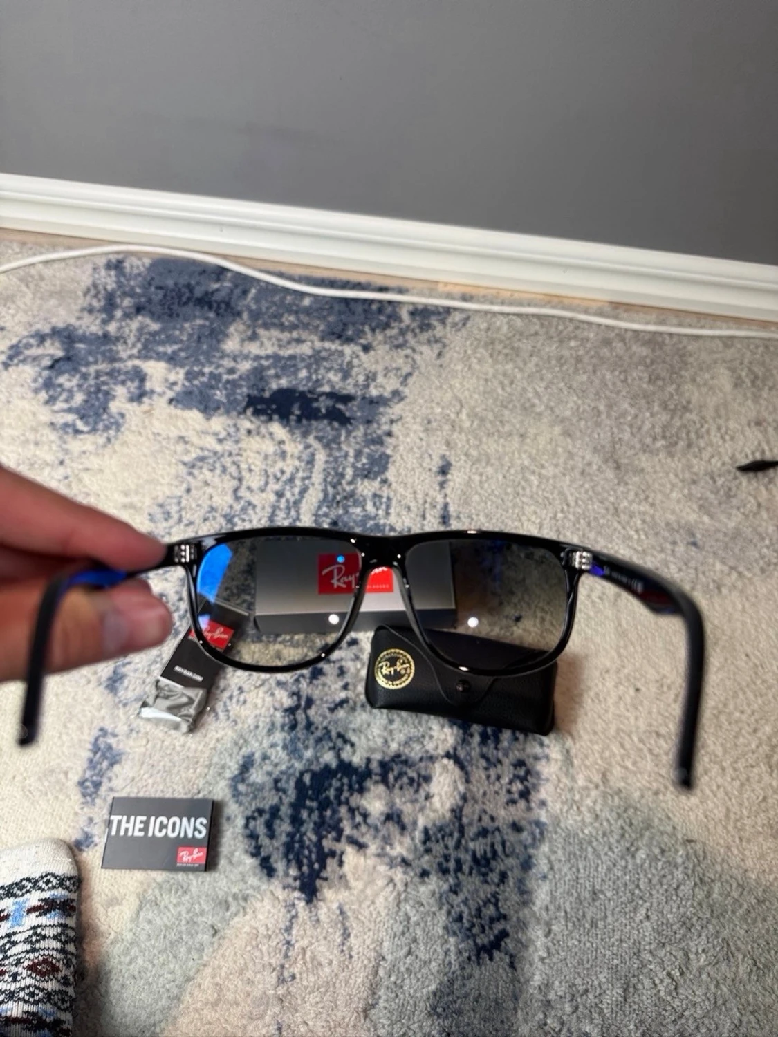 Svarta Ray-Ban Wayfarer solglasögon - 3