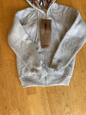 Burberry hoodie - En burberry hoodie med alla tags kvar! Den är i nytt skick och inga defekter alls. Den är i storlek S.  Hör av er vid funderingar👍