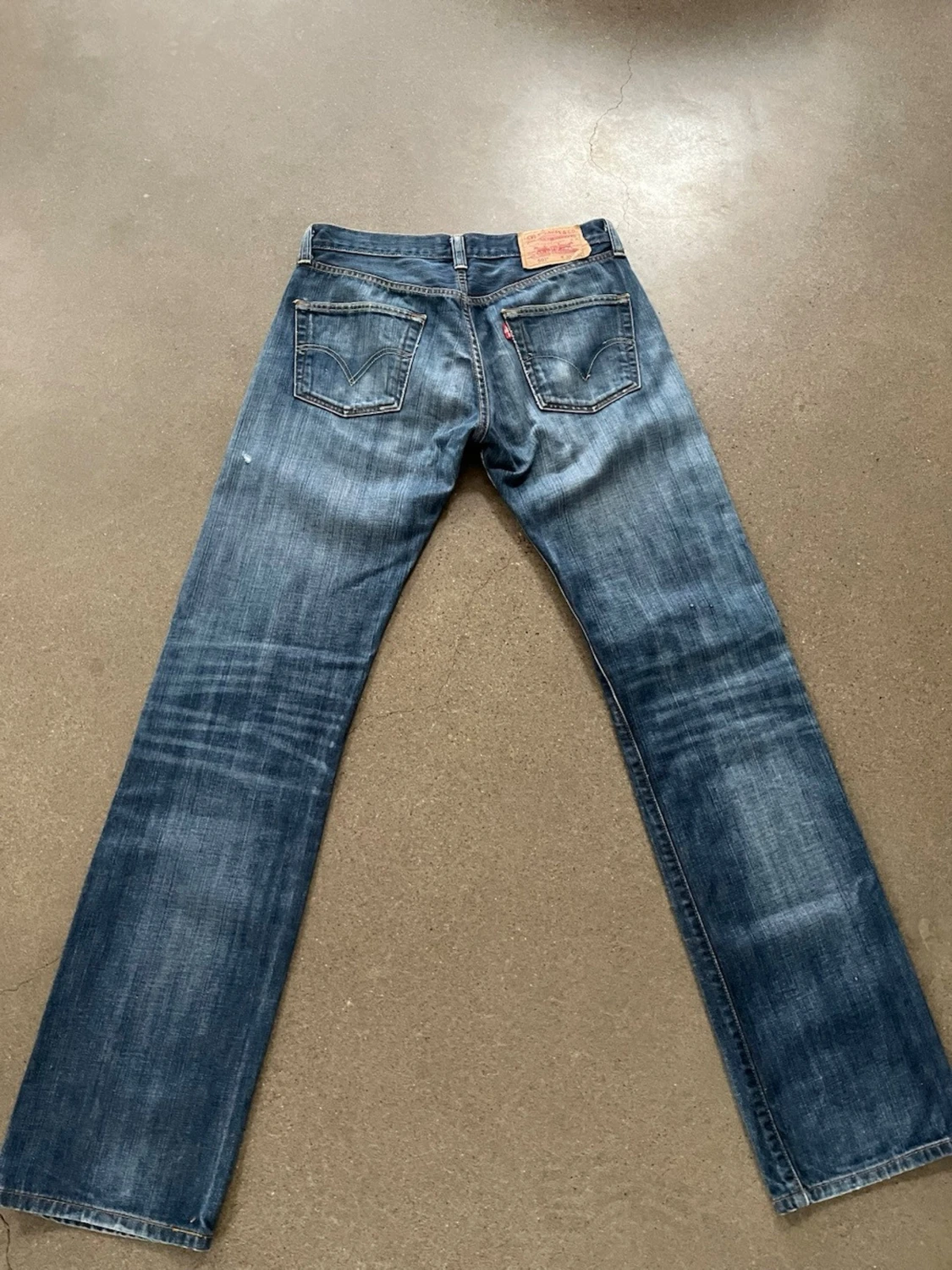 Blå raka jeans från Levi's - 1