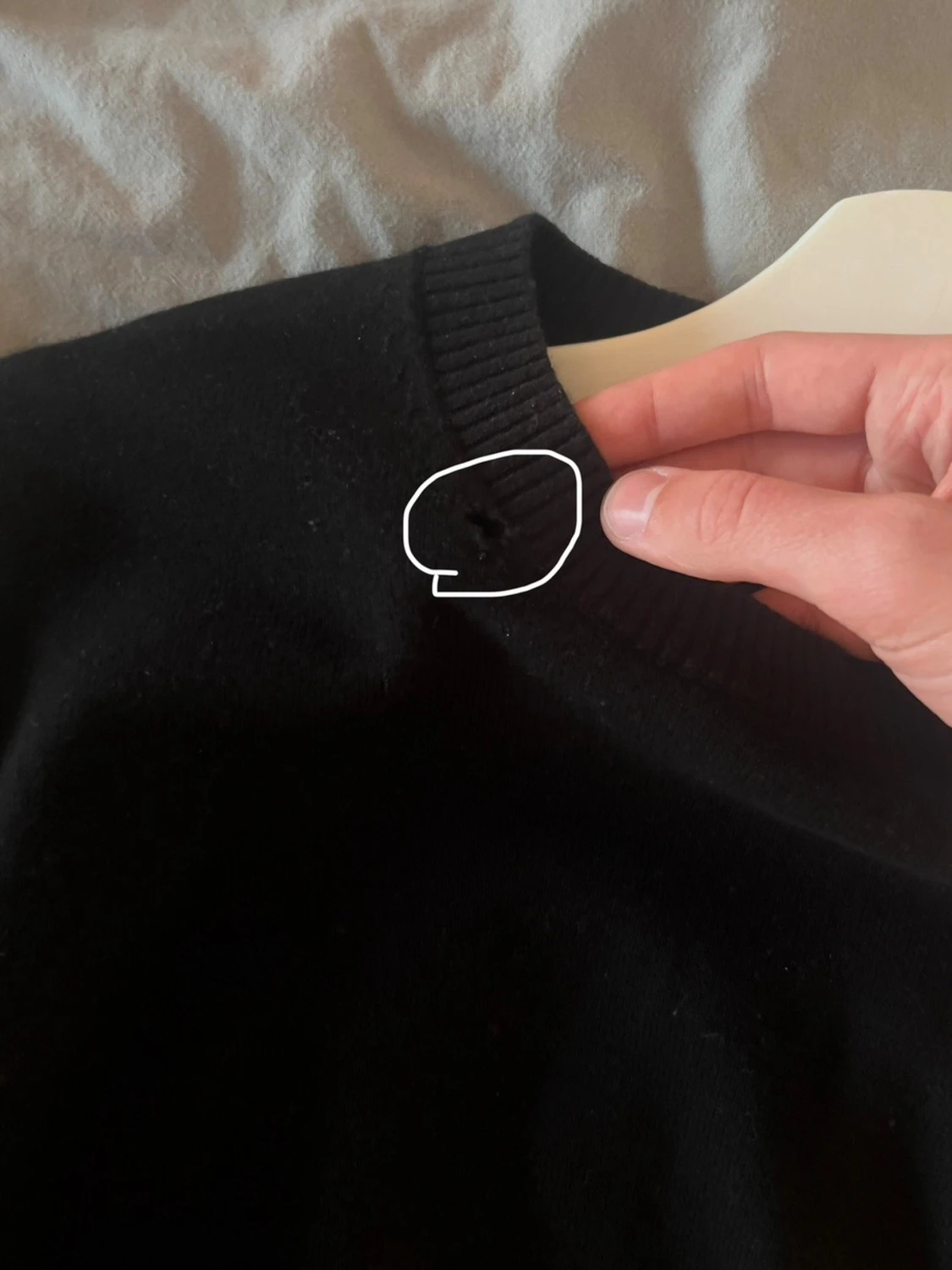 Svart stickad tröja Massimo Dutti - 2