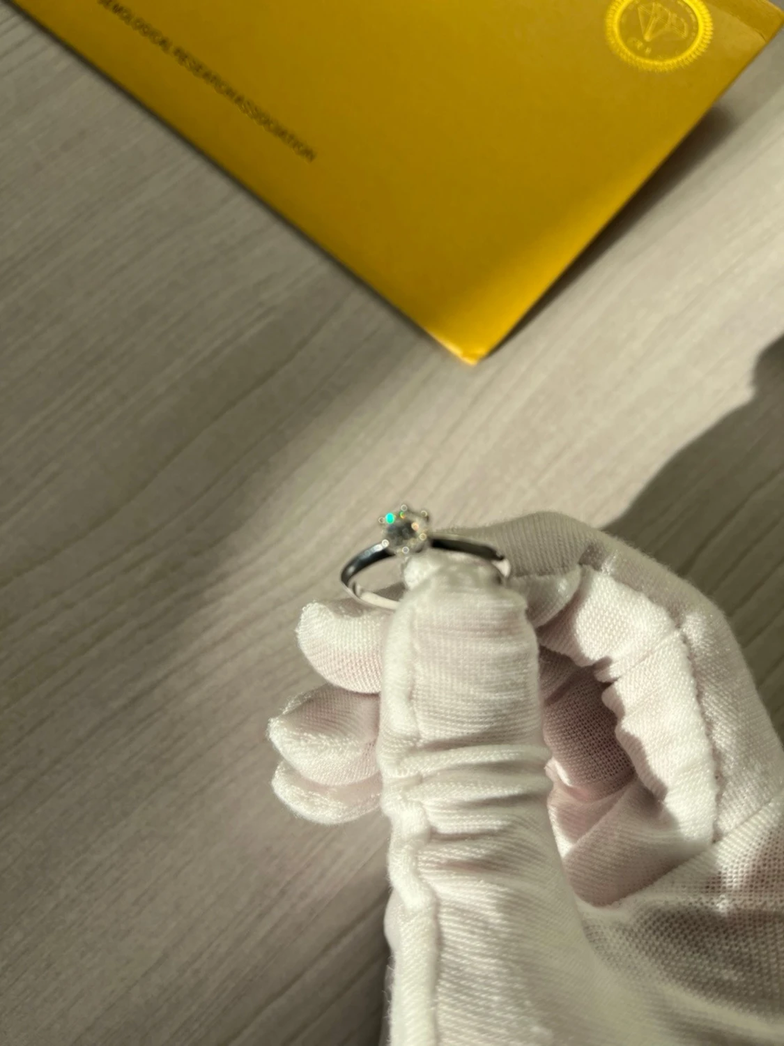 Moissanite ring  - 2