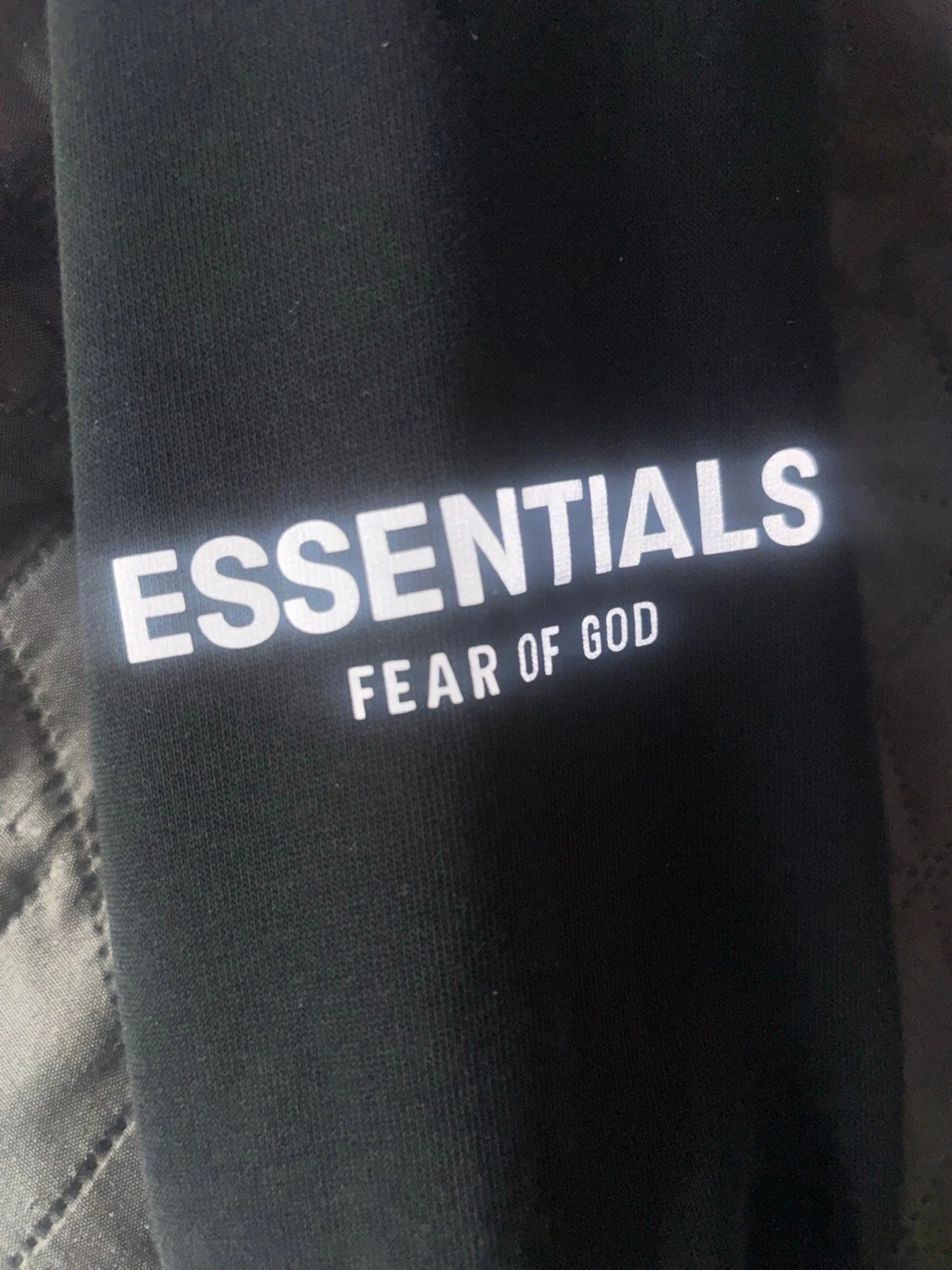 Svart Essentials hoodie Fear of God - 1