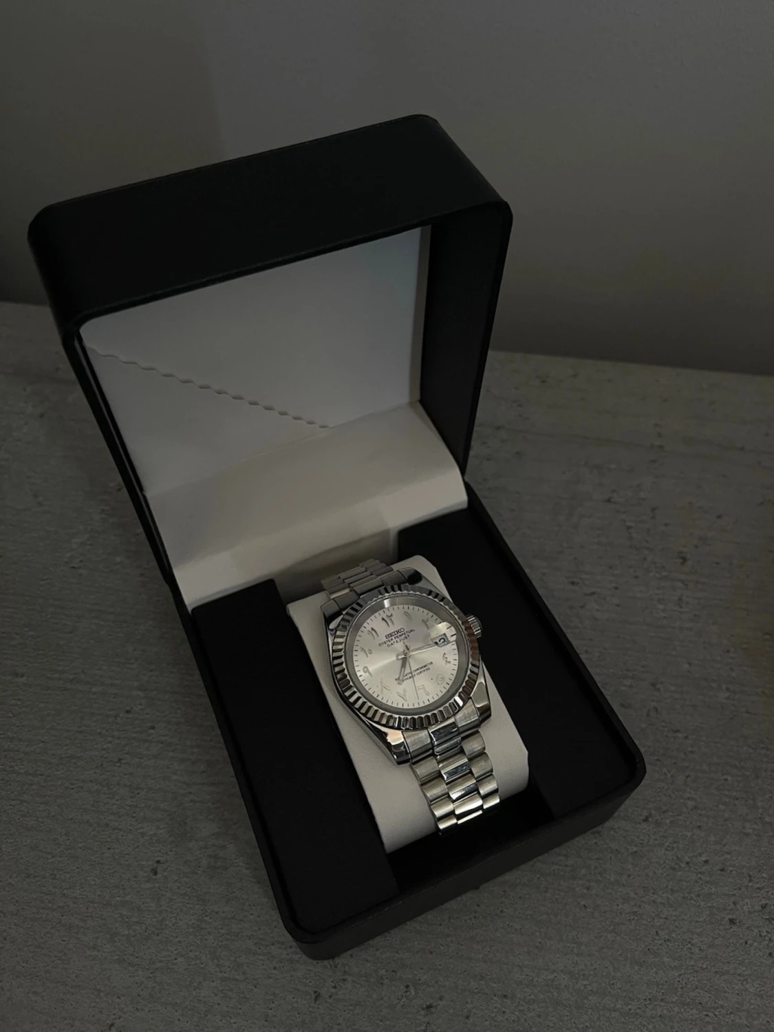 Seiko silverfärgad armbandsklocka