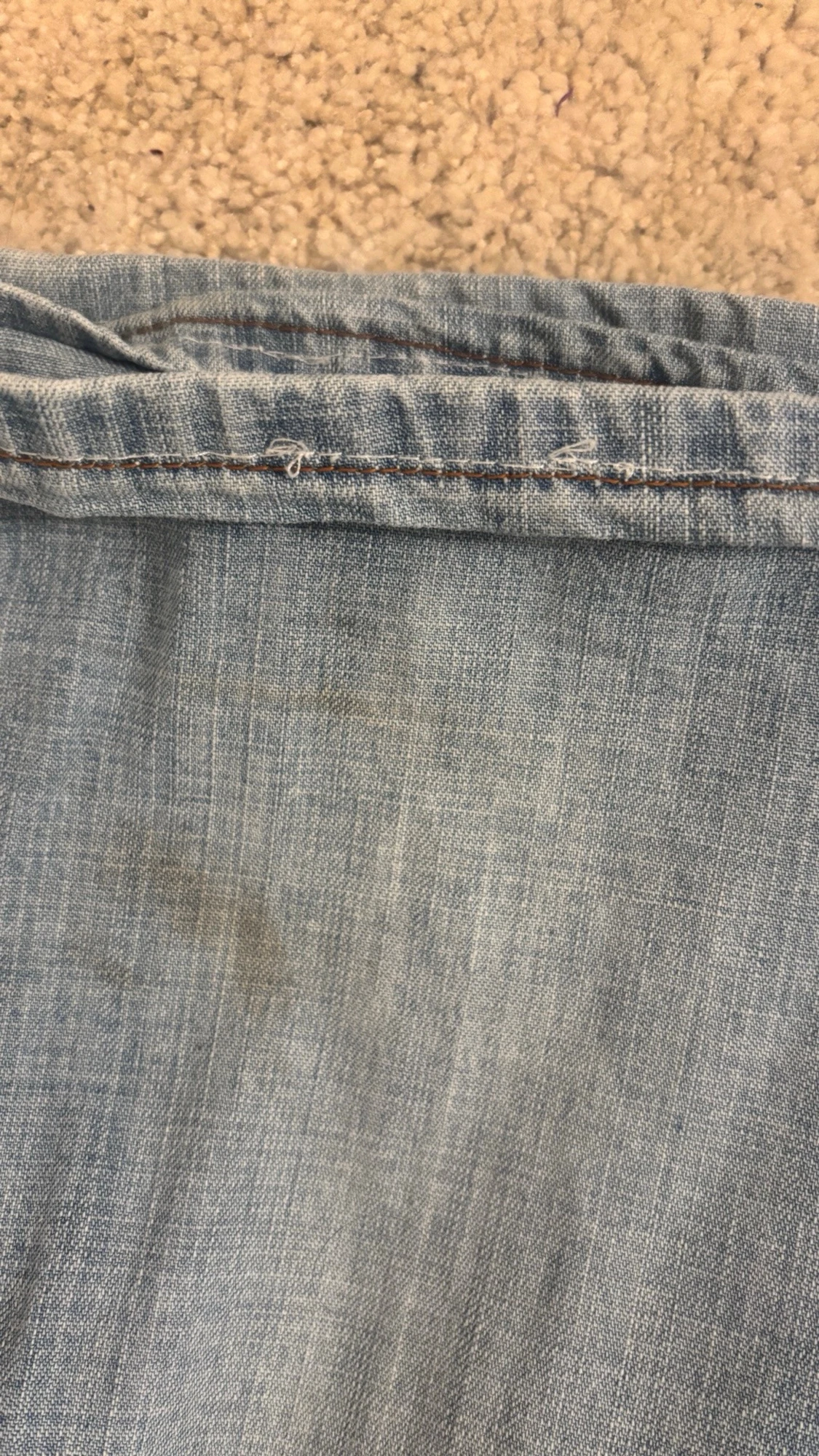 Ljusblå bootcut jeans - 2