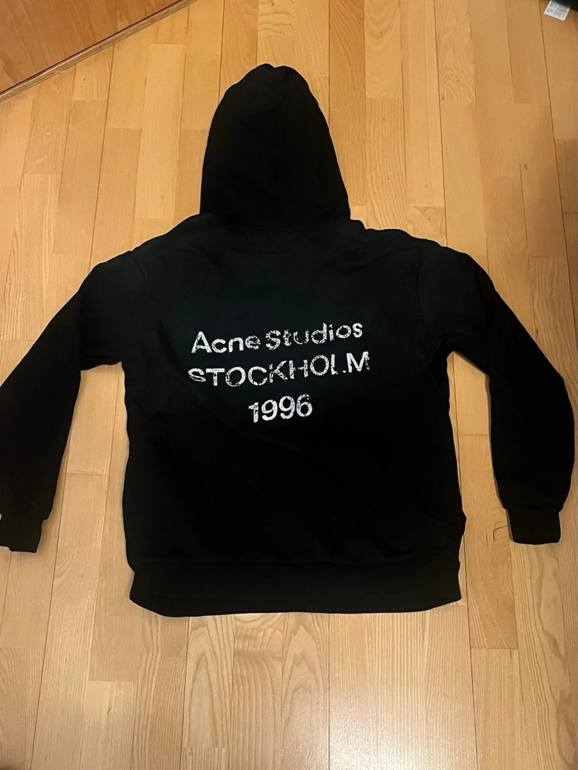 Svart hoodie Acne Studios