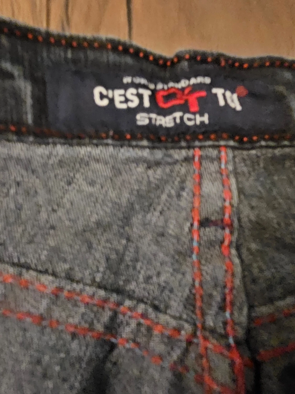 Mörkblå jeansshorts från C'est Toi - 2