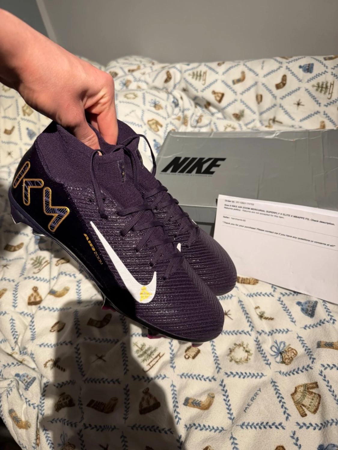 NIKE AIR ZOOM MERCURIAL SUPERFLY X ELITE X MBAPPE FG Fotbollsskor