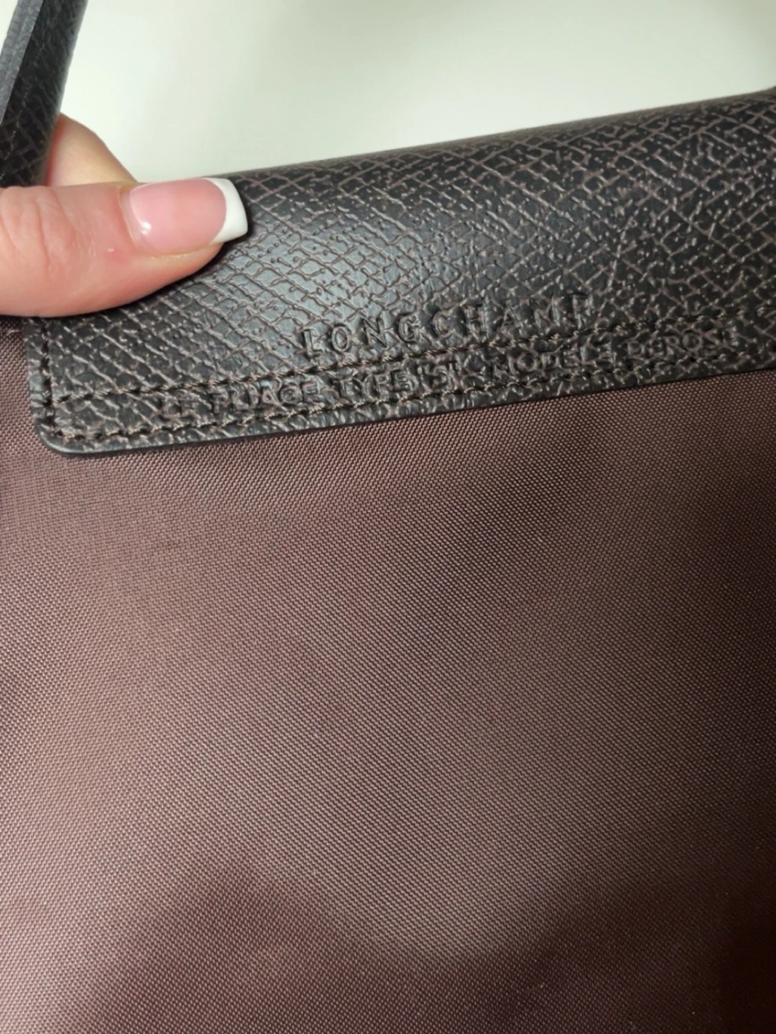 Brun Longchamp Le Pliage handväska - 3