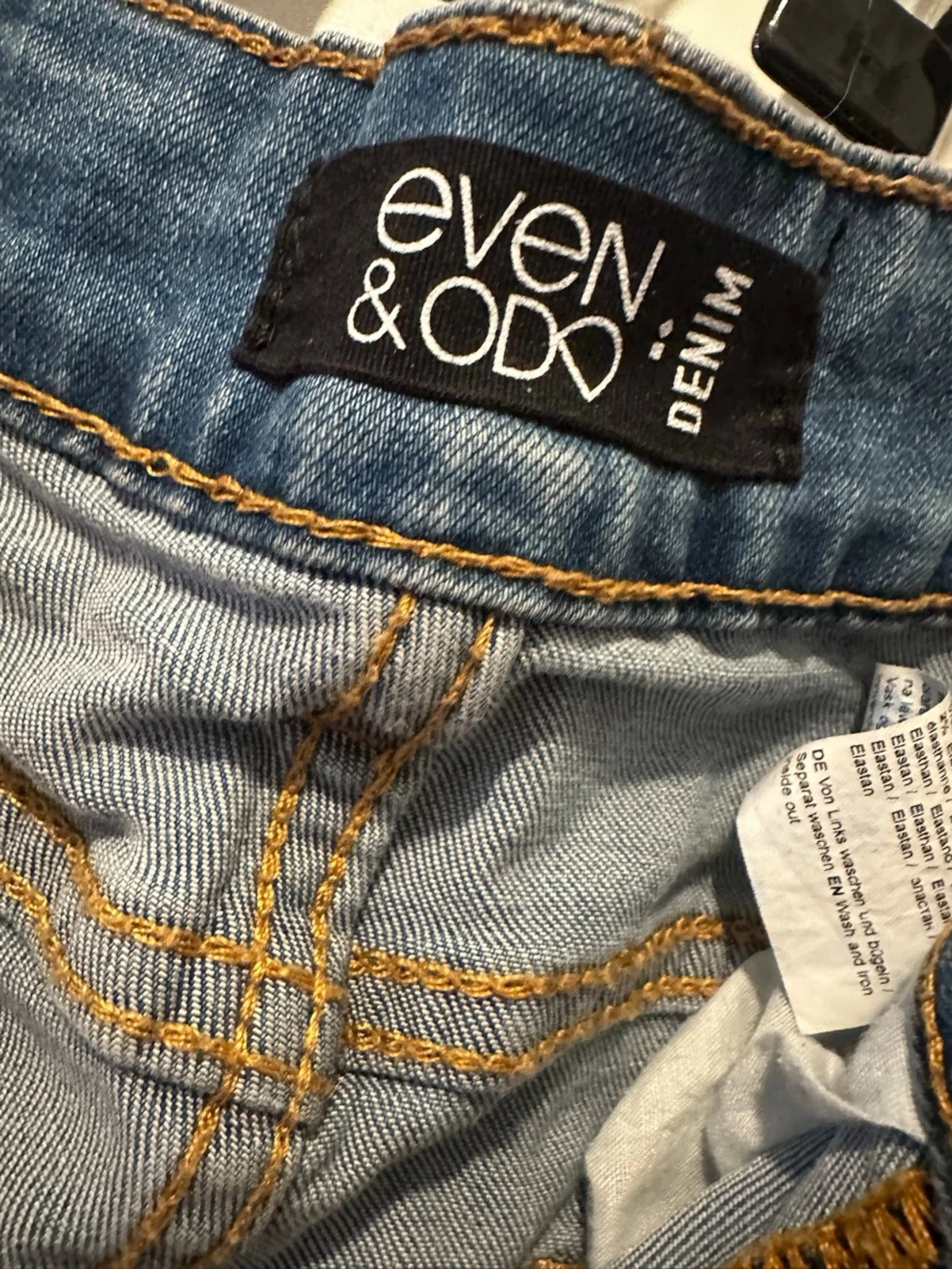 Blå skinny jeans från Even&Odd - 1