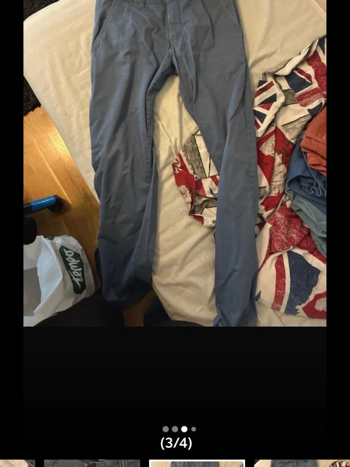 Blå chinos från Ralph Lauren - 2
