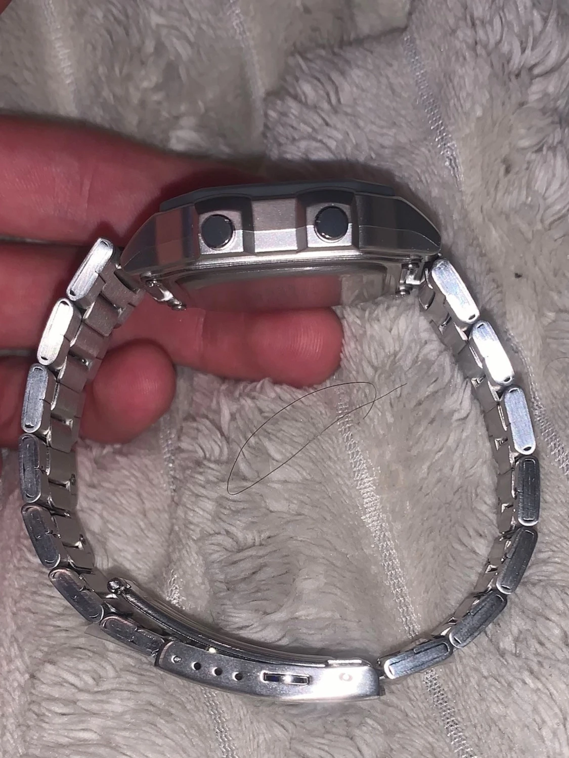 Casio digital klocka i silver - 3