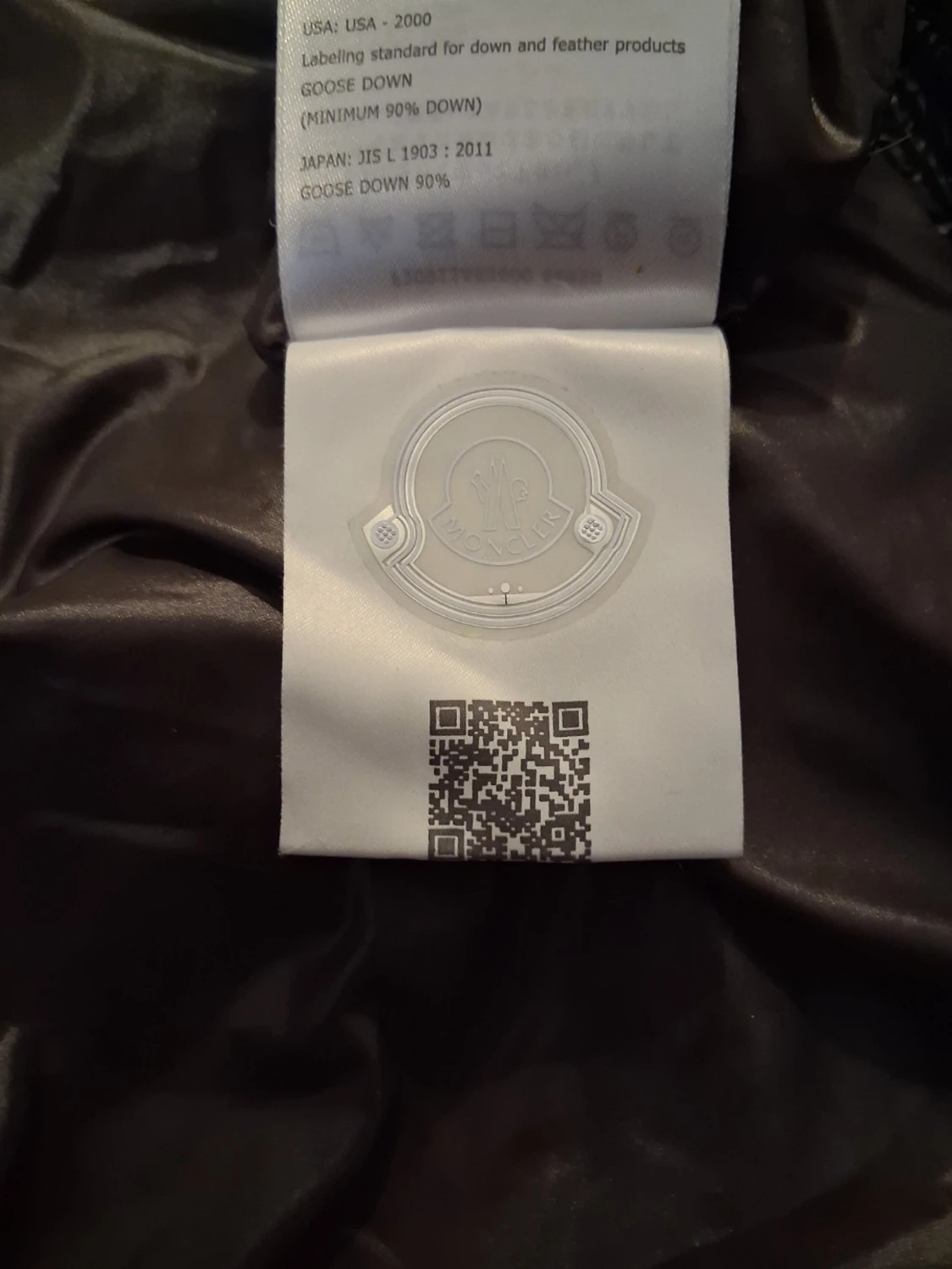Mörkblå dunjacka från Moncler - 4