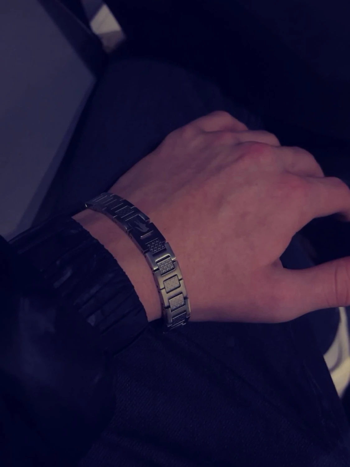 Silverfärgat armband från Lacoste - 1