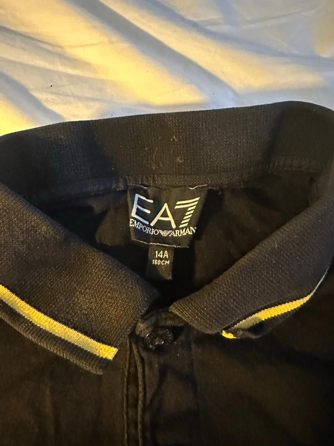 Svart EA7 Emporio Armani piké - 1