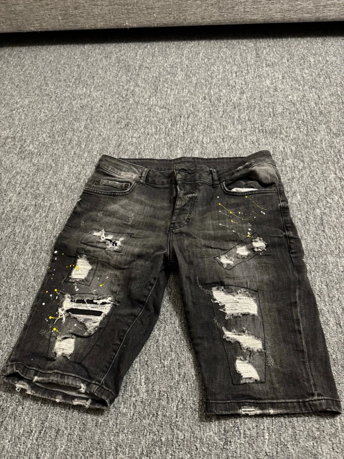 Svarta jeansshorts från Dsquared2