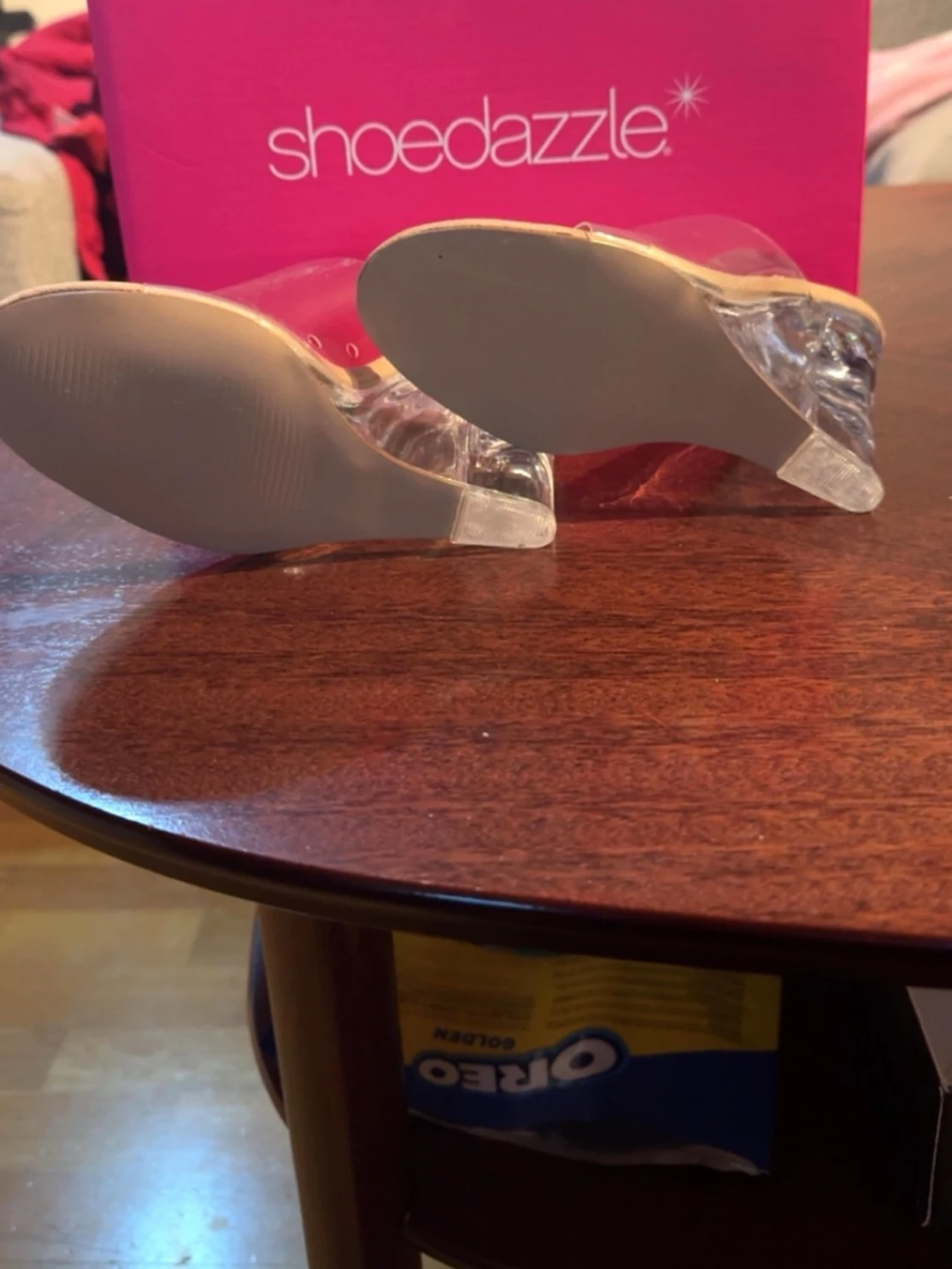 Klara pumps med transparent klack - 2