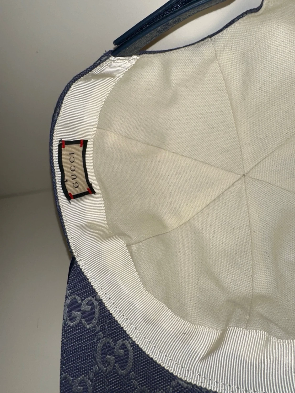 Blå GG-monogram keps från Gucci - 4