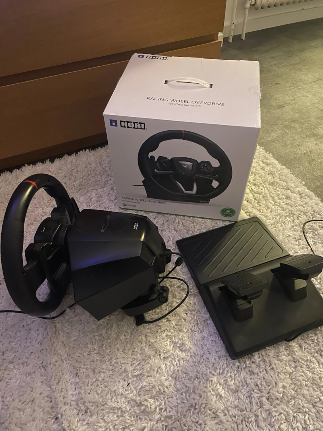 Hori Racing Wheel Overdrive ratt & pedaler - 1