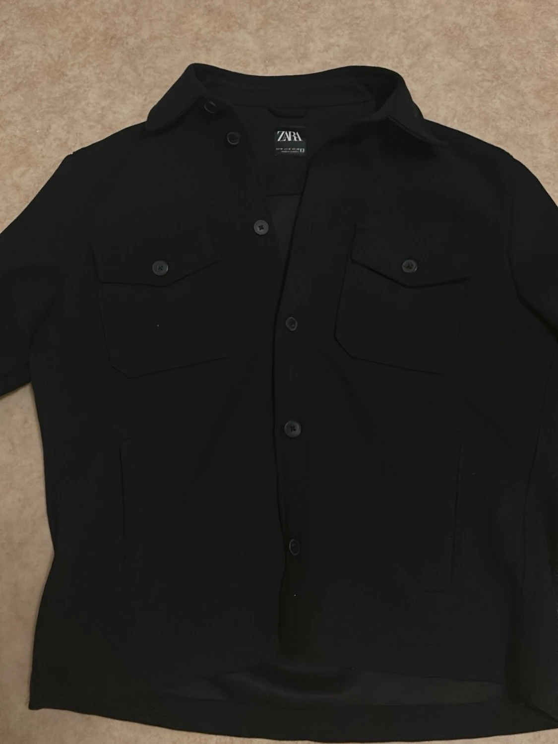 Svart overshirt från Zara