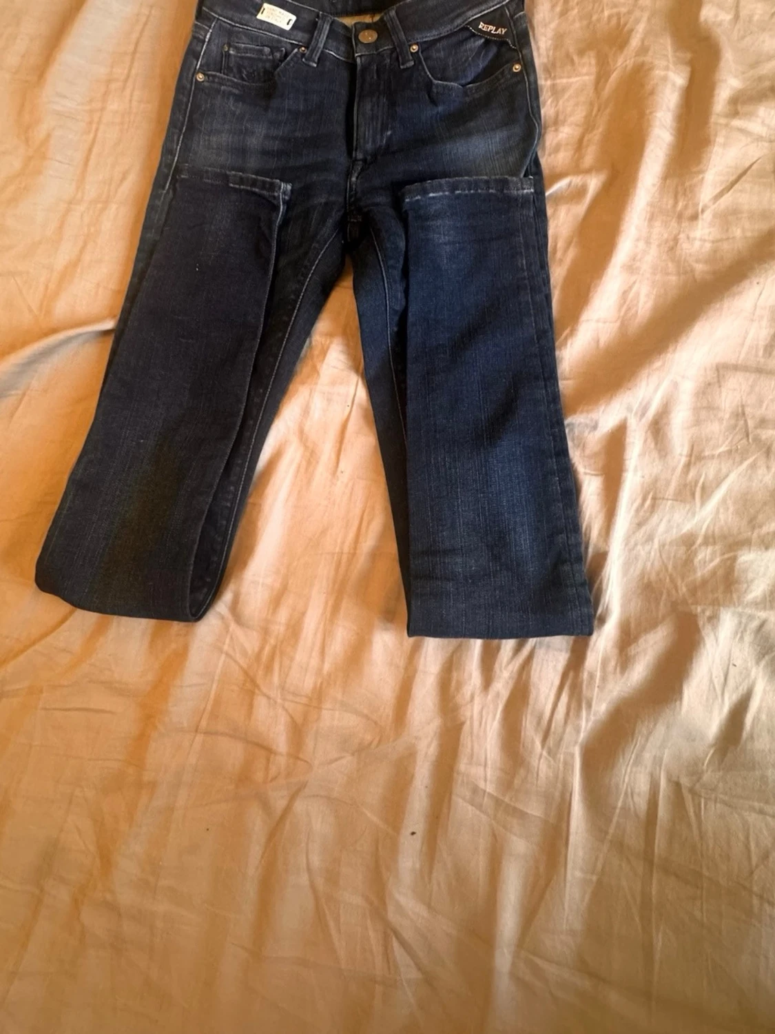 Mörkblå skinny jeans från Replay W23 L30 - 1