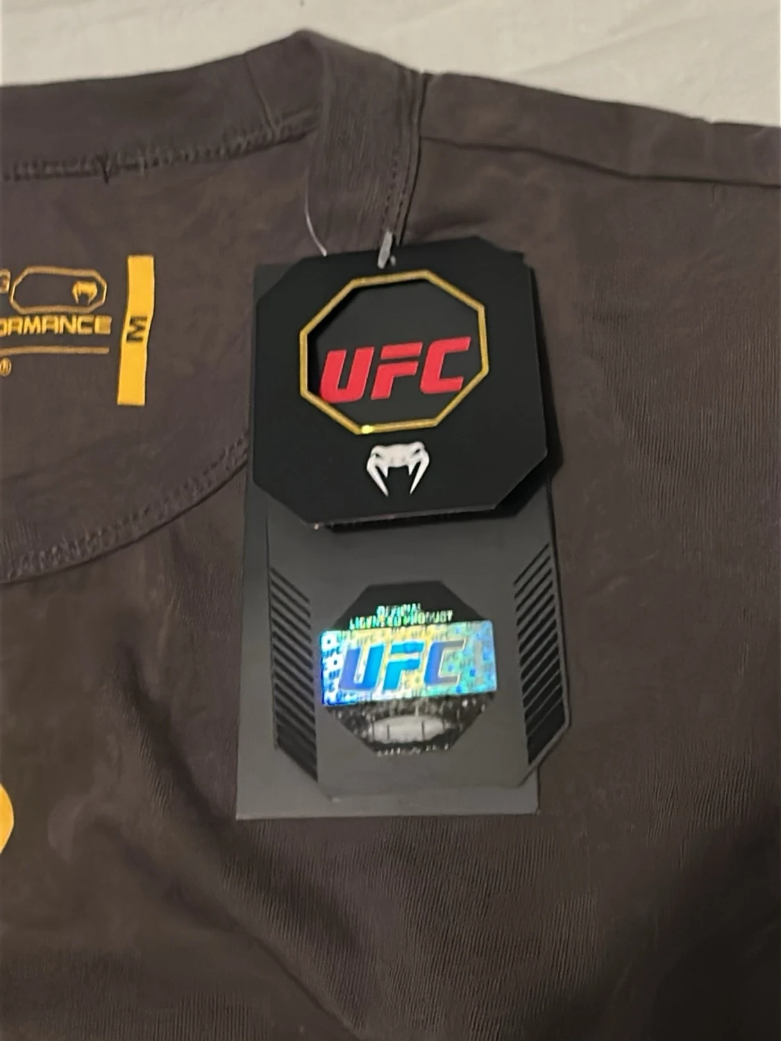 Mörkbrun UFC t-shirt från Venum - 2