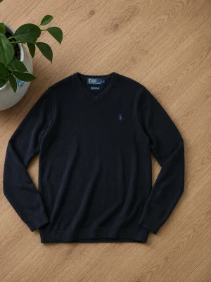 Svart v-ringad tröja från polo Ralph Lauren - Köp it är bortrest 