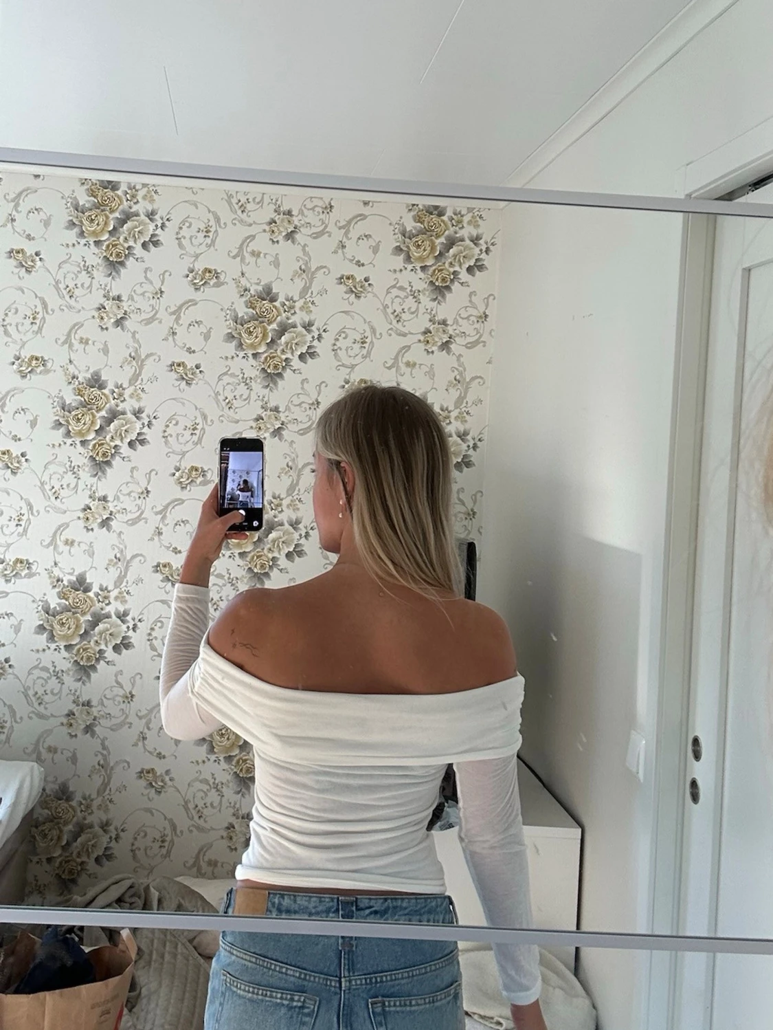Off shoulder topp