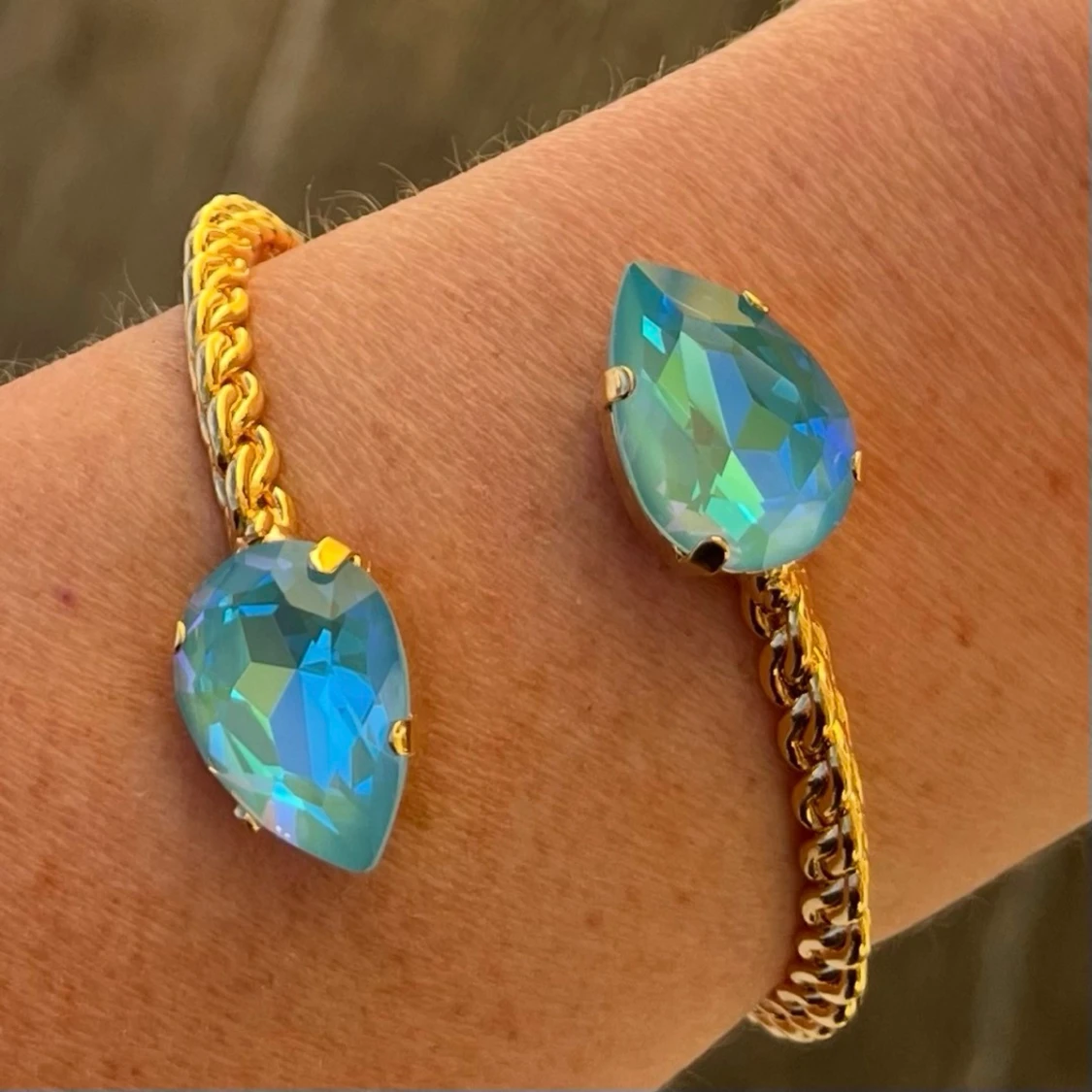  Armband Bangle Summer Blue De Lite - 4
