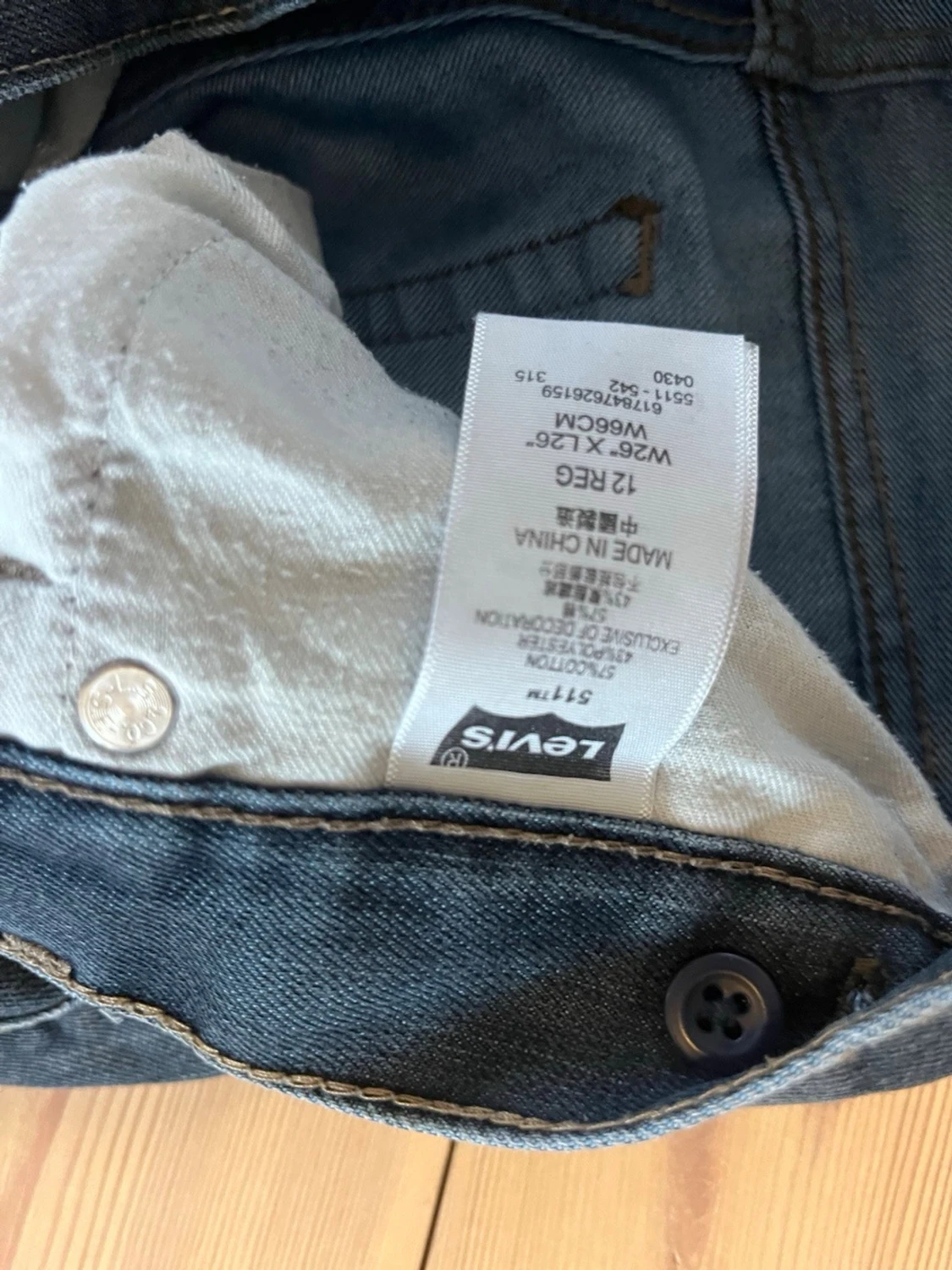 Levi's 511 Slim jeans mörkblå - 2