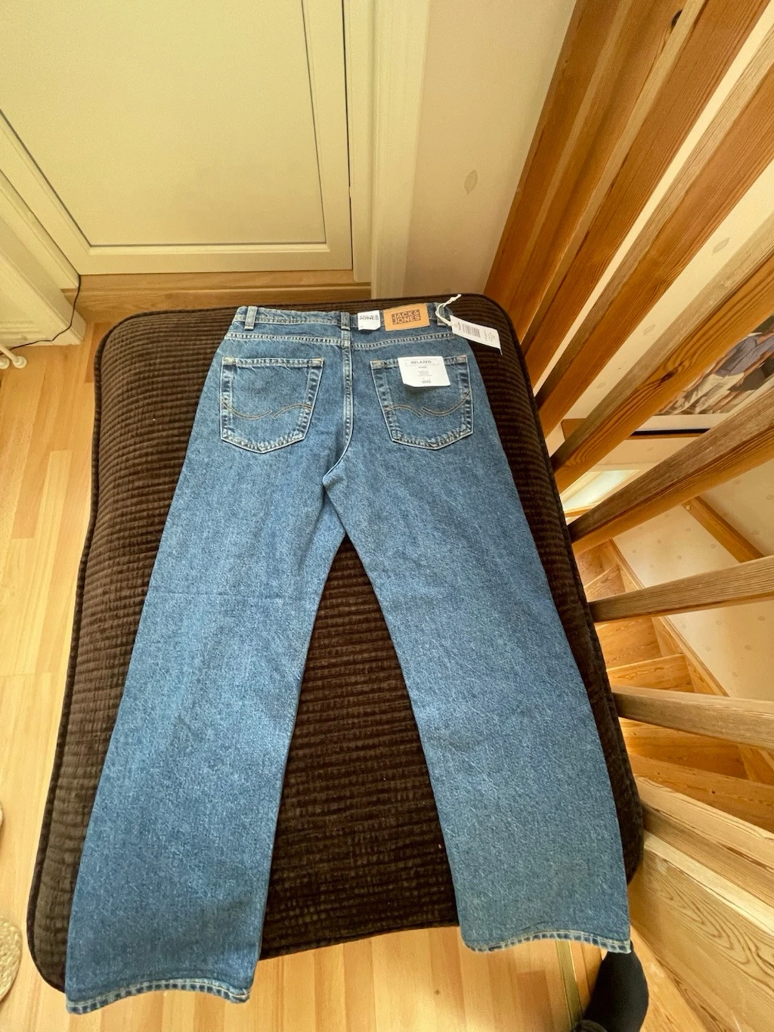 Blå raka jeans från Lee - 1