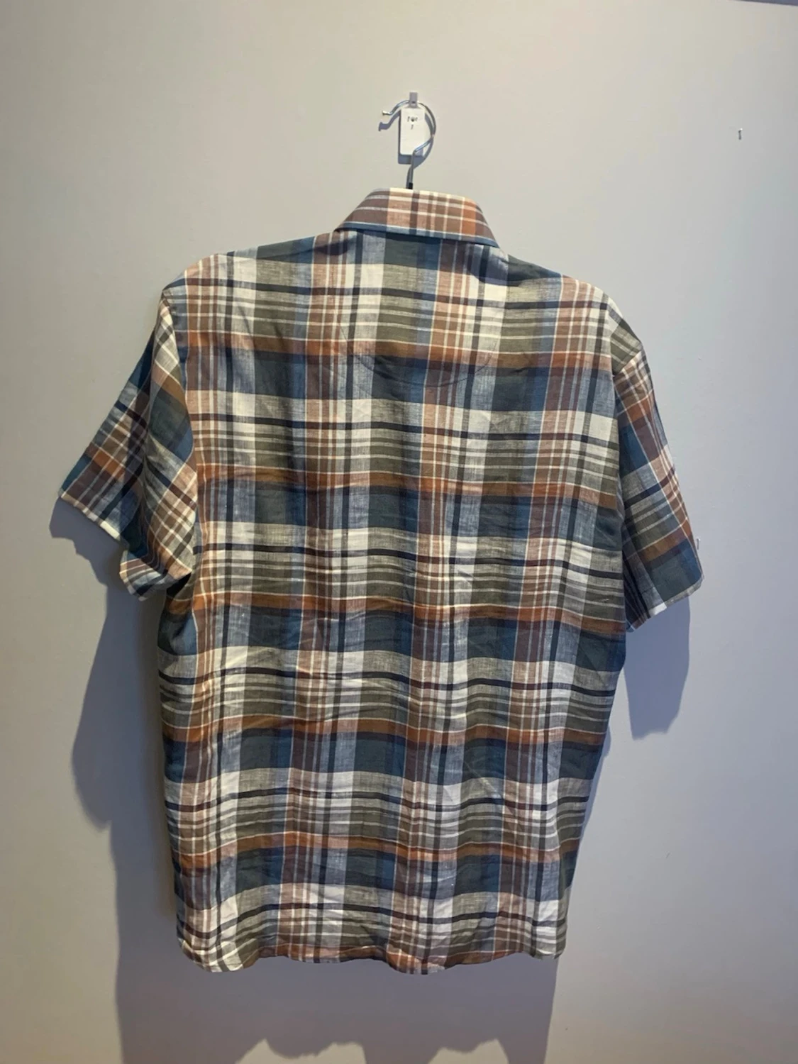 Rutig kortärmad skjorta från Dahlin - 2