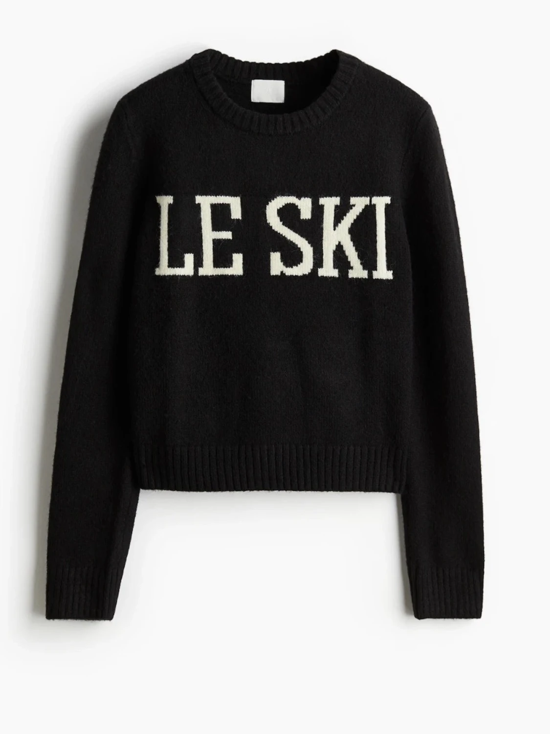 Stickad tröja ”le ski”  - 1