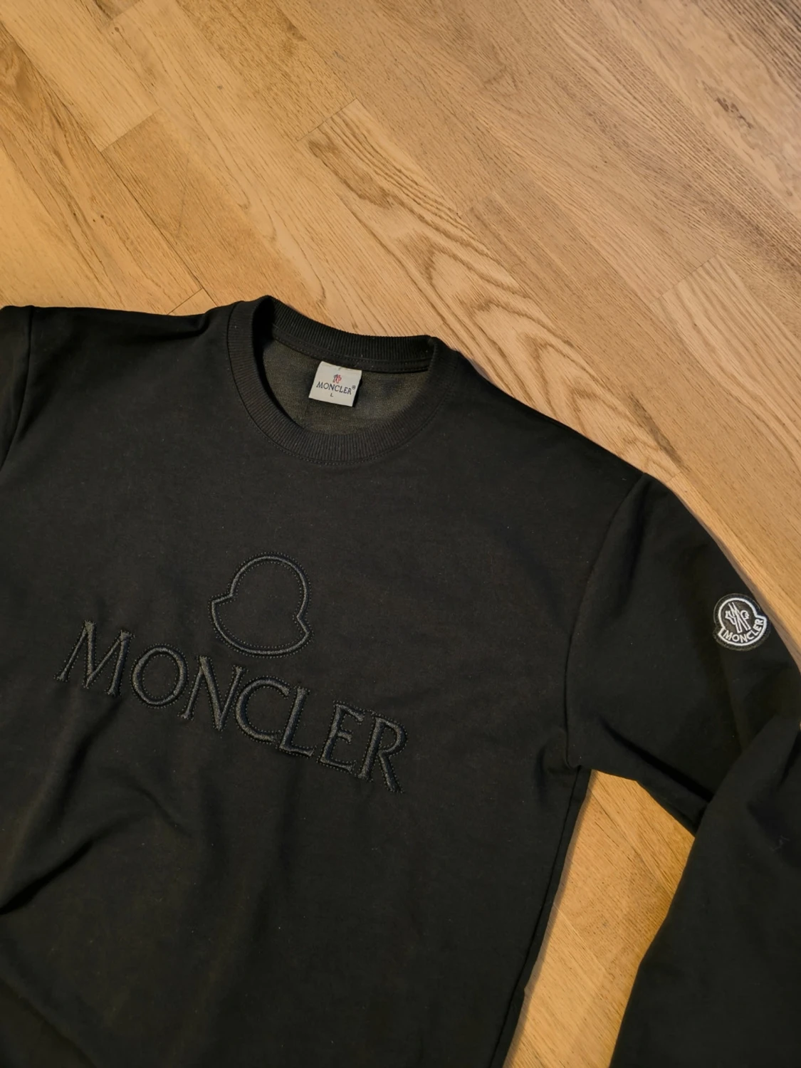 Svart Moncler sweatshirt - 1