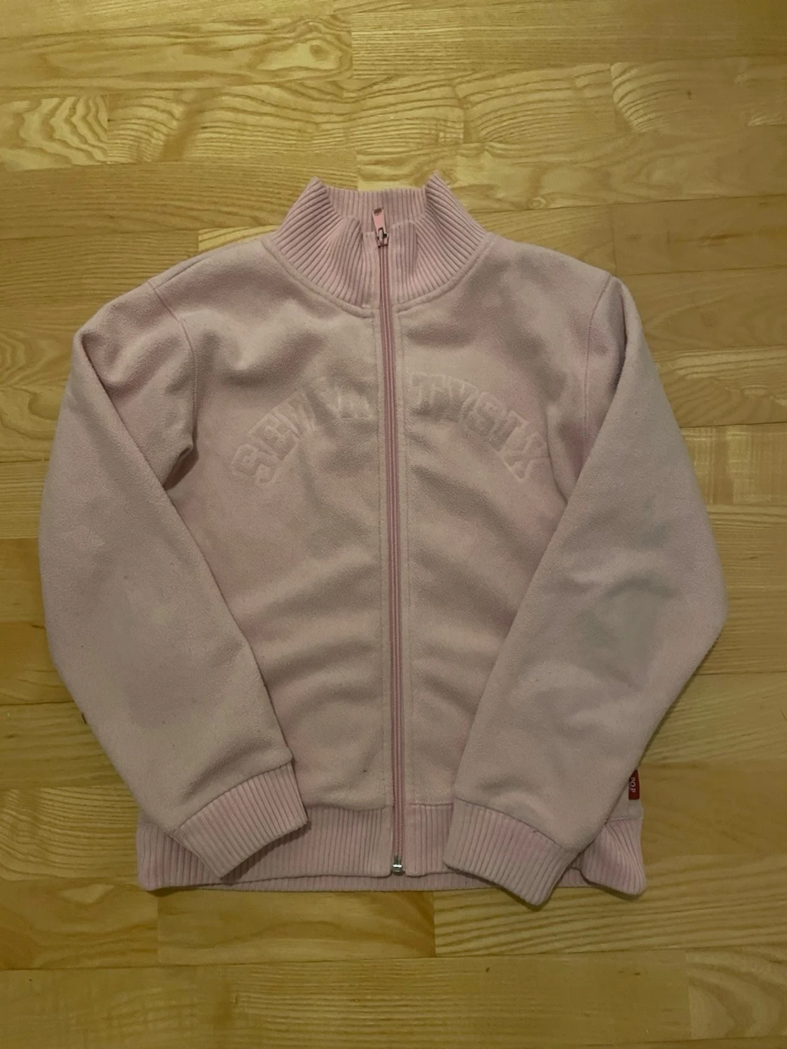 Rosa zip tröja  - 1