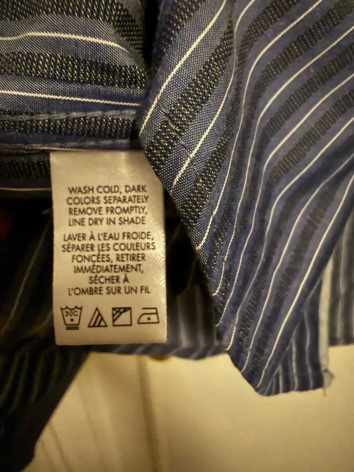 Blå randig skjorta från Calvin Klein - 4