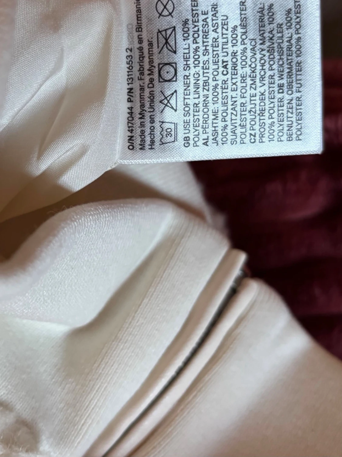 Vit teddyjacka med huva - 4