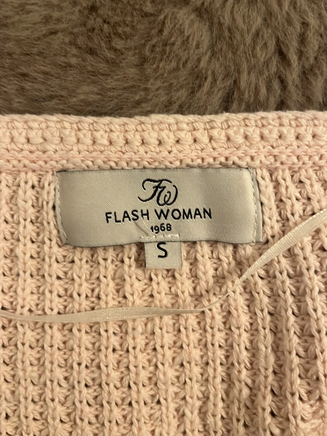 Ljusrosa stickad kofta från Fairy Season - 2